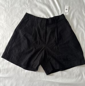 ❤️3/$12 Old Navy Linen Blend Black Shorts Size Medium